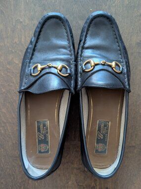 Gucci Betis Glamor Bit Loafers Nero